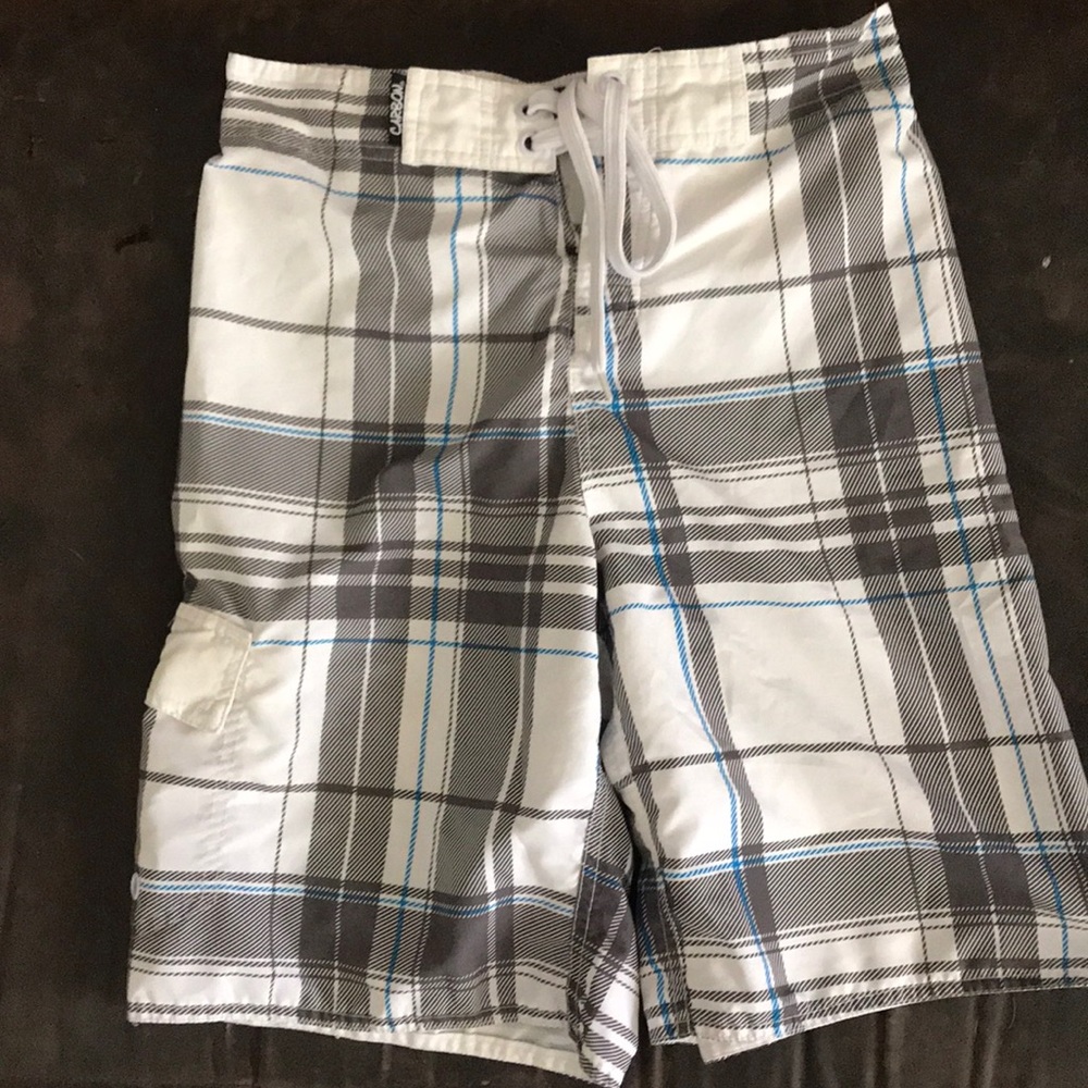 Carbon  Swim  Trunks size small